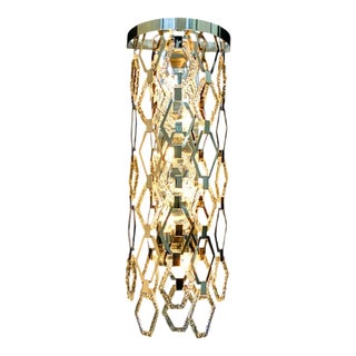 Collection Medea Wall Lamp in Metal and Crystal by Jago For Sale