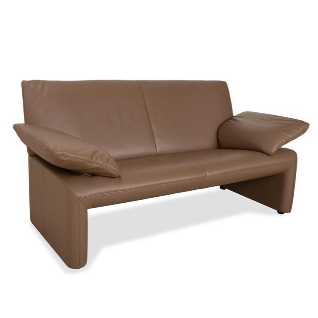 Modern JR 8750 2-Seater Sofas in Brown Leather from Jori, Set of 2 For Sale - Image 3 of 18