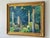 Green Late 20th Century Modern Impressionist Oil Painting of a Garden in Greens, Framed For Sale - Image 8 of 15