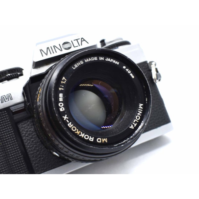 Late 20th Century Minolta Xg-M SLR Camera Analog Decor For Sale - Image 4 of 9