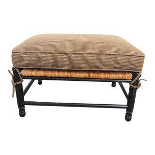 Shaker Style Rush Seat Ottoman For Sale