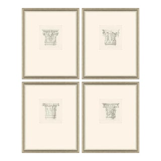 Colonna I, II, III & IV Framed Art Prints - Set of 4 by David Phoenix For Sale