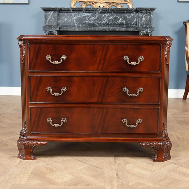 Niagara Furniture Mahogany Chippendale Tall Chest For Sale - Image 14 of 14