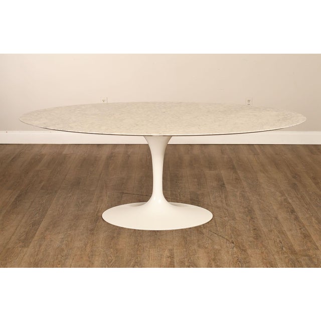 Knoll Saarinen Oval Marble Dining Table For Sale - Image 12 of 18