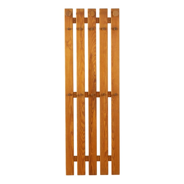 Tan Pine Wardrobe, 1980s For Sale