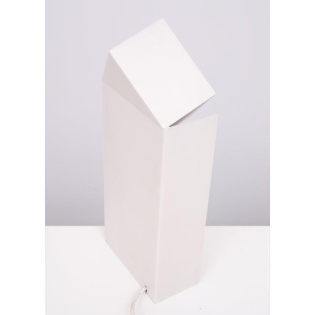 Plastic Modern Hand-Crafted Synthetic Table Lamp by Marus van der Made, Netherlands, 1980s For Sale - Image 7 of 12