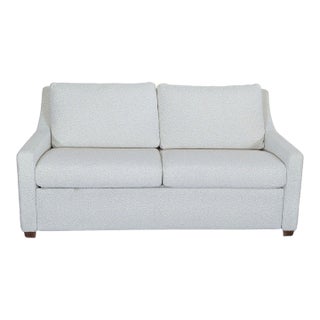 American Leather Perry Modern Sleeper Sofa With Fold-Out Bed - Light Fabric For Sale