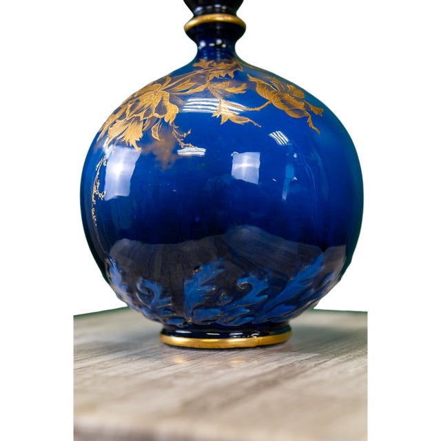 George Jones Cobalt and Gilt Vase C. 1880 For Sale - Image 16 of 16
