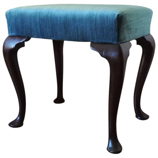 Antique 18th Century English George III Mahogany Stool For Sale - Image 11 of 11