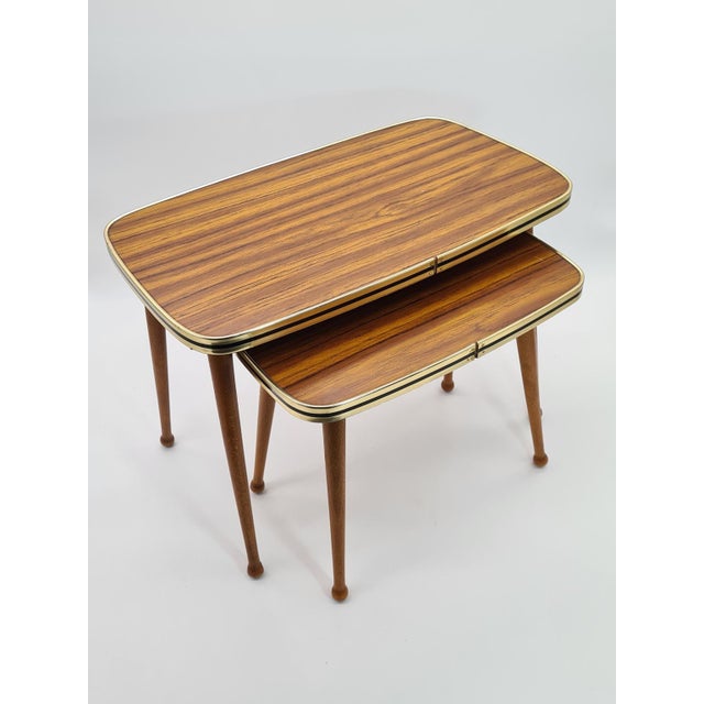 Vintage Nesting Tables, 1960s, Set of 2 For Sale - Image 9 of 10