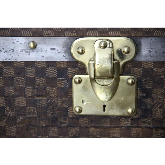 Hat Trunk in Checkered Canvas from Louis Vuitton, 1890s For Sale - Image 4 of 18