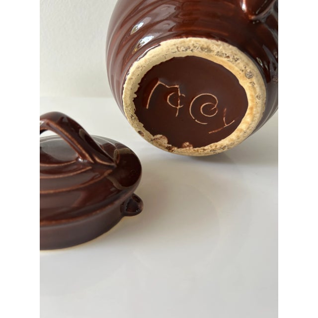 Mid-Century Brown Art Deco McCoy Tea Pot For Sale In Miami - Image 6 of 8