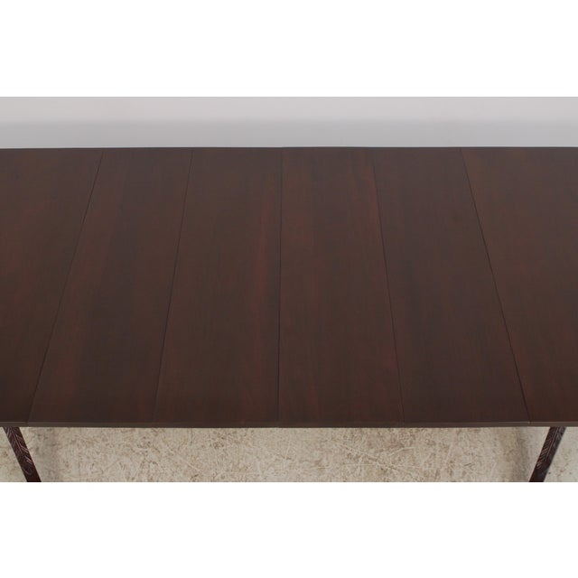 Stickley Mahogany Double Pedestal Dining Table For Sale - Image 13 of 17