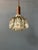 Small Mid-Century Crystal Glass Pendant Lamp For Sale - Image 8 of 11