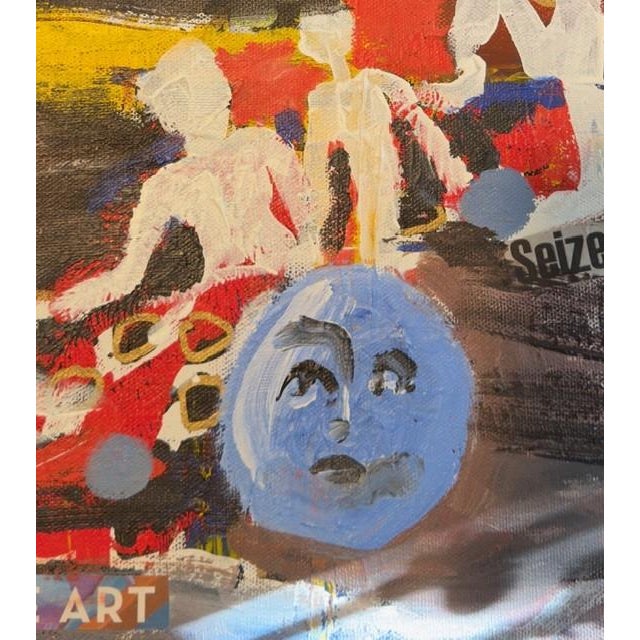 Sculpture Materials Picture Perfect Is an Original Collage by Susan Cohen and Is Part of a Diptych With "The Wild Side" For Sale - Image 7 of 10