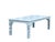 Chinese 1960s Chinese Chippendale Table Lattice Legs Painted Pale Blue For Sale - Image 3 of 11