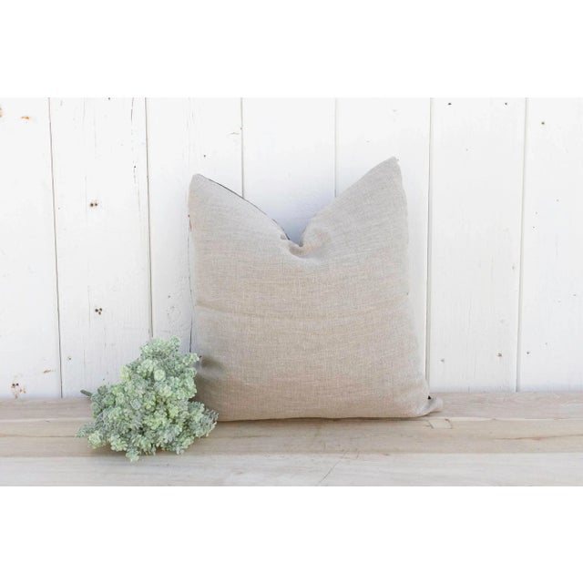 Textile Emerald Sahin Vintage Suzani Pillow For Sale - Image 7 of 9