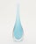 Late 20th Century Murano Sommerso Light Blue Bottle Neck Vase For Sale - Image 5 of 8