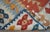 1980s 1980s Hand Woven Oushak Kilim Flat Weave Wool Area Rug For Sale - Image 5 of 7