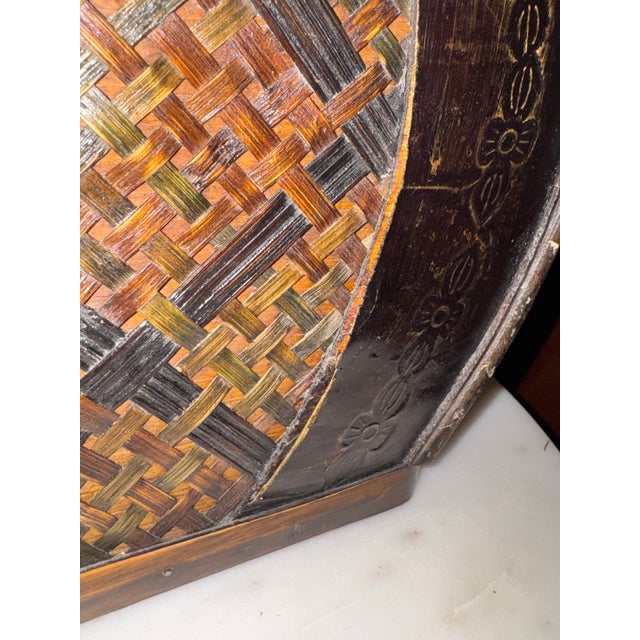 Introduce a striking layer of organic modern texture and global styling to your space with this vintage mid-to-late 20th-...