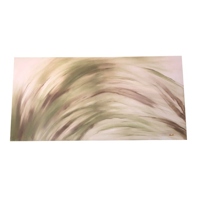 "Natural Bend" Original Acrylic Abstract by Nancy Smith For Sale