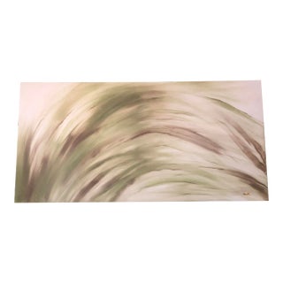 "Natural Bend" Signed Original Acrylic Abstract by Nancy Smith For Sale