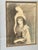 French Marie Laurencin Female French Artist Fille Avec Chat Signed Marie Laurencin' (Lower Right) Charcoal Wash and Crayon on Paper Laid Down to Board For Sale - Image 3 of 12