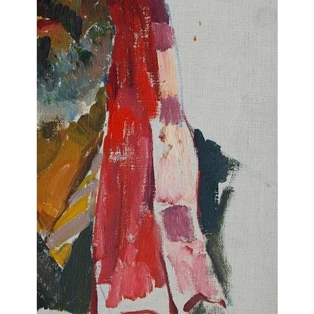 1970s Original Oil Portrait Painting, Man With Turban, Ukrainian Artist 50-38,5 For Sale - Image 6 of 6
