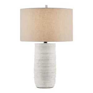 Currey & Company Innkeeper White Table Lamp