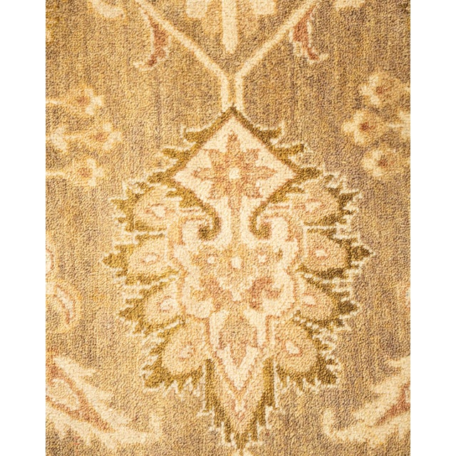 Traditional Eclectic, One-of-a-Kind Hand-Knotted Area Rug - Ivory, 9' 1" x 11' 10" For Sale - Image 3 of 8