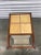 1980s 1980s Danish Teak and Tile Magazine Rack Side Table . For Sale - Image 5 of 13