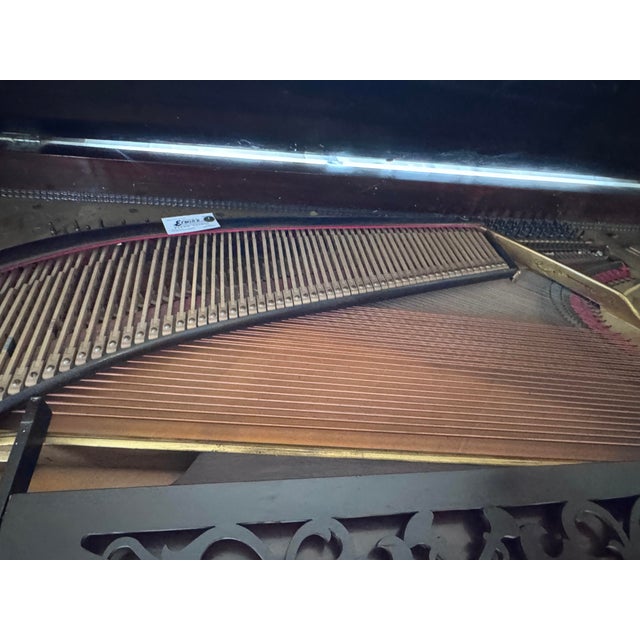 Wood Old Historic Museum-Worthy Restored Victorian Antique Square Grand Piano – Professionally Maintained For Sale - Image 7 of 9