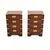 A very smart pair of antique military campaign style bedside chests. They were made in England, they date from around the...
