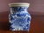 Late 20th Century Blue and White Ink Pot From Thailand For Sale - Image 5 of 9