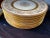 Hollywood Regency 1970s Collection of Gold Detailed Dinner Plates- Set of 8 For Sale - Image 3 of 7