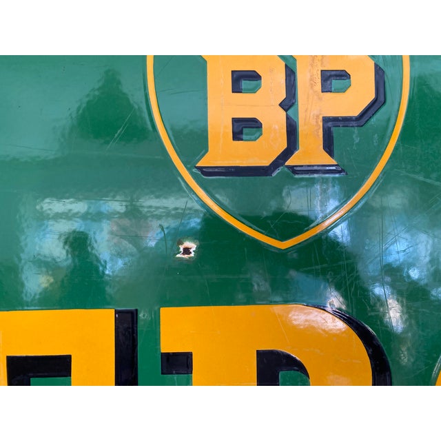 A huge 95 x 195 cm. Perfect for a classic car garage or similar. Genuine, not a replica. This piece has an attribution...