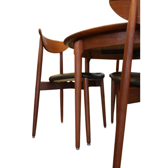 Round Teak Dining Table with Two Extension Leaves from Svend Aage Madsen, 1960s For Sale - Image 12 of 18