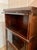 Brown 1940s French Mahogany 3-Stack Barrister Bookcase W/Beveled Glass For Sale - Image 8 of 13