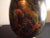 1970s Asian Hand Painted Easter Egg on Pedestal For Sale - Image 4 of 8