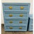 Robin's Egg Blue Coastal Chic Rattan Wicker Dresser & Nightstand Set For Sale - Image 8 of 12