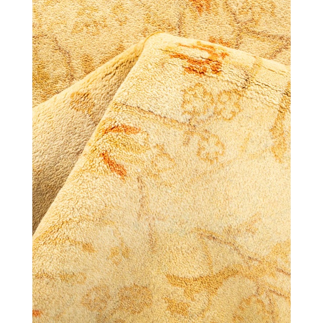 Textile Mogul, One-of-a-Kind Hand-Knotted Area Rug - Ivory, 4' 1" x 6' 4" For Sale - Image 7 of 8