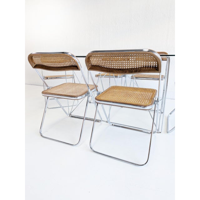 Wood Plia Folding Chairs by Giancarlo Piretti for Anonyma Castelli, 1970s, Set of 6 For Sale - Image 7 of 15