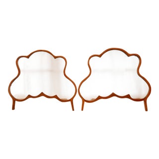 Antique Hand-Carved Dutch Window Screens - A Pair For Sale