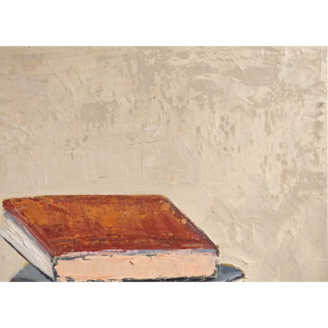 Le Silence Des Livres, Textured Still Life With Books Books, Contemporary Framed by Sophie Dumont For Sale - Image 6 of 9