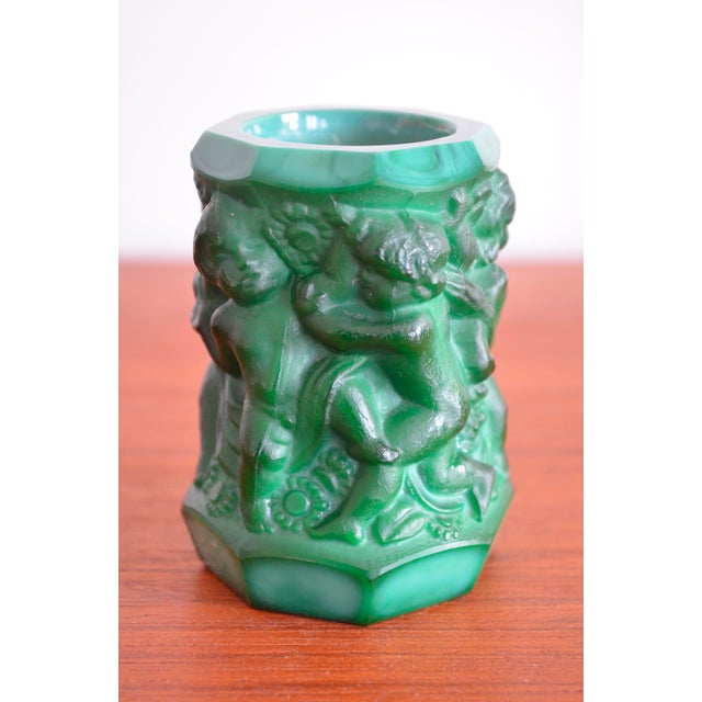 1930s Art Nouveau Vase attributed to Frantisek Pazourek for Carl Schlevogt, 1930s For Sale - Image 5 of 8