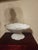 1960s Collector's Lefton Pedestal Soap Dish With Gold Trim and Floral Detailing. For Sale - Image 5 of 6