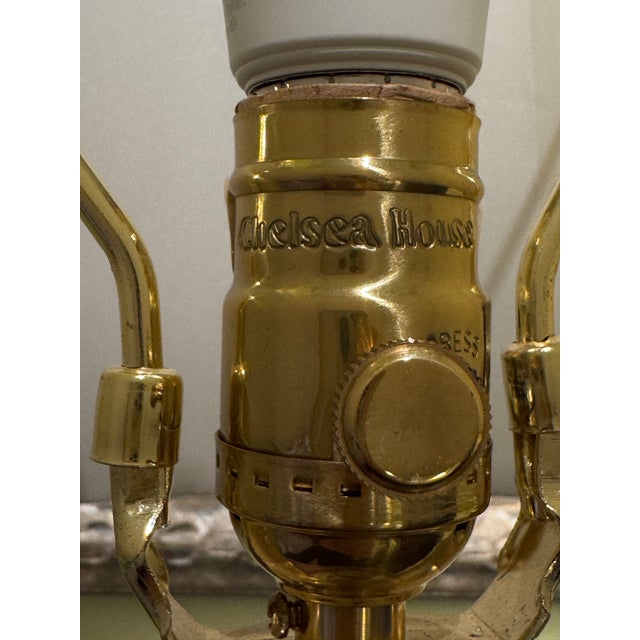 Sculpture Materials Pair of Chelsea House Lamps For Sale - Image 7 of 10