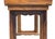 Oriental Point Edge Altar Natural Wood Grain Everted Flanges Console Table For Sale - Image 11 of 13