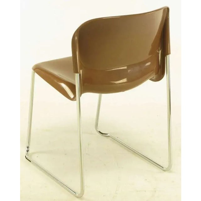 Four Gerd Lange West German Chrome Sm 400 Swing Chairs For Sale In Chicago - Image 6 of 10