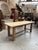 Mid‑20th Century Oak Farm Table For Sale - Image 10 of 10
